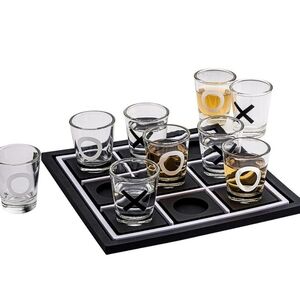 Bar Mat Drinking Game Tic Tac Toe Nwt